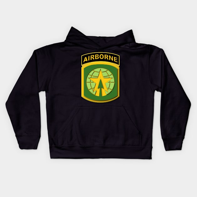 16th MP Bde w Airborne Tab wo Txt Kids Hoodie by twix123844